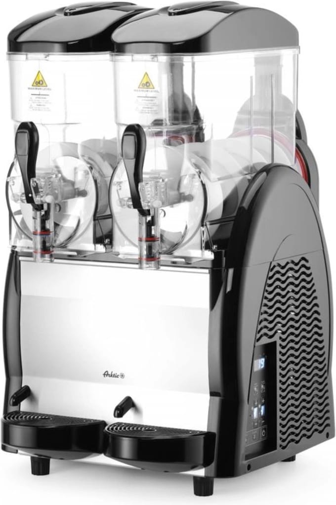 HENDI Slush machine – 24L – dubbele container – verlichte deksels – digitale temperatuurregeling