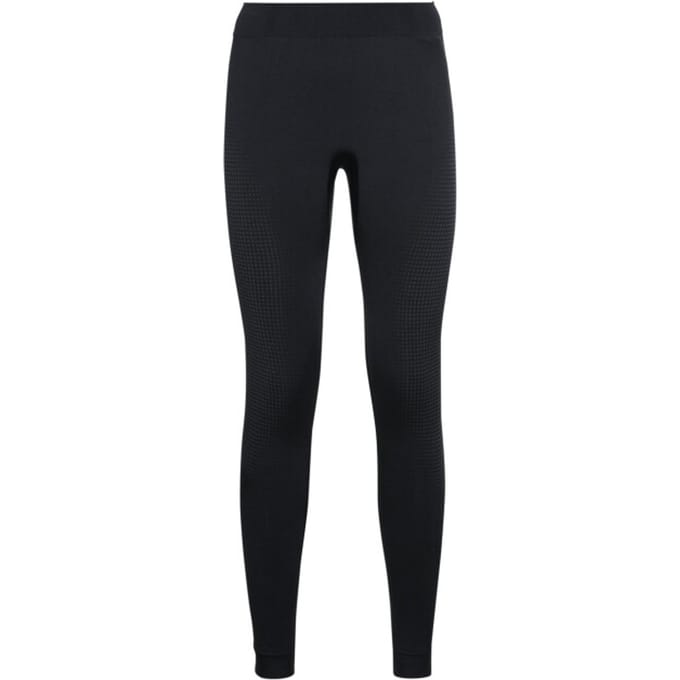 ODLO BL Bottom long PERFORMANCE WARM ECO Vrouwen Thermobroek - Black, Odlo Graphite Grey - Maat L