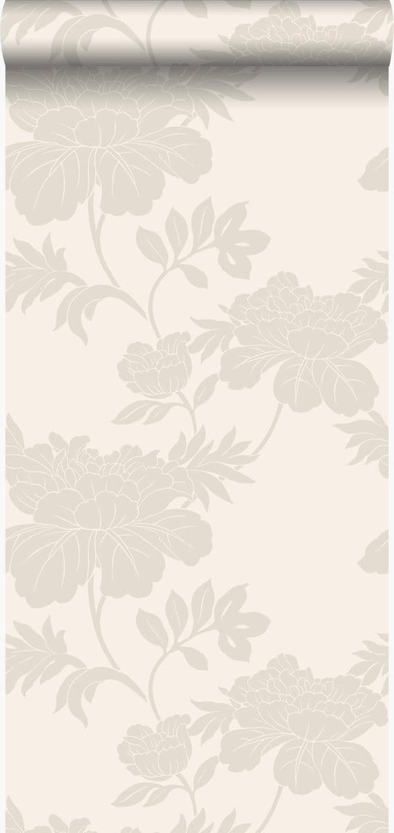 Origin Wallcoverings behang bloemen beige - 53 cm x 10.05 m - 345922