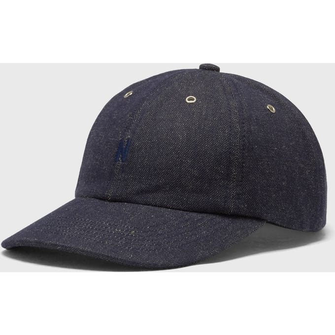 Broken Twill Cotton Linen Denim 6 Panel Cap