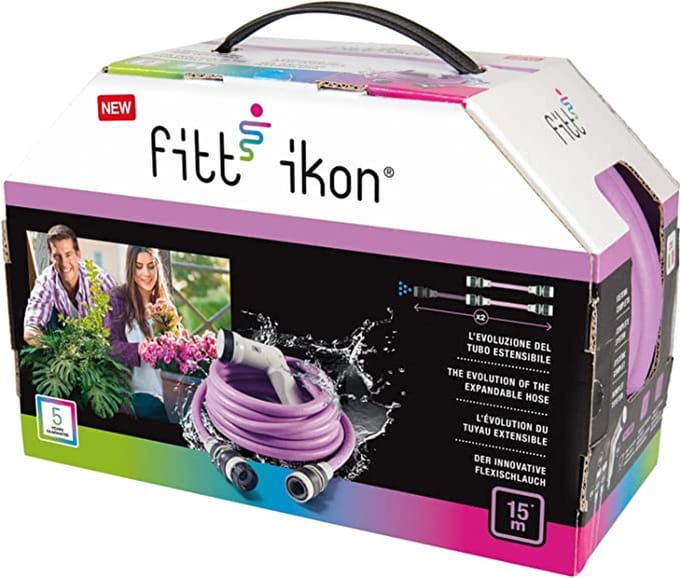 Fitt Ikon Uitzetbare Tuinslang - 15m - Purple