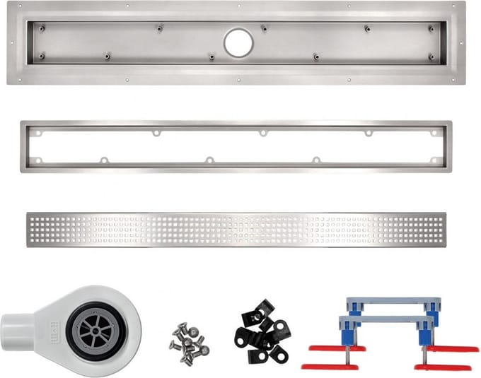Douchegoot voor vinylvloer 60 cm Wiper VinylFloor Sirocco complete set