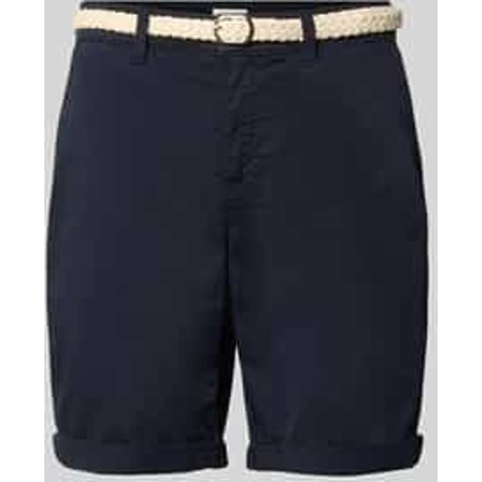 regular fit bermuda’s van katoenmix