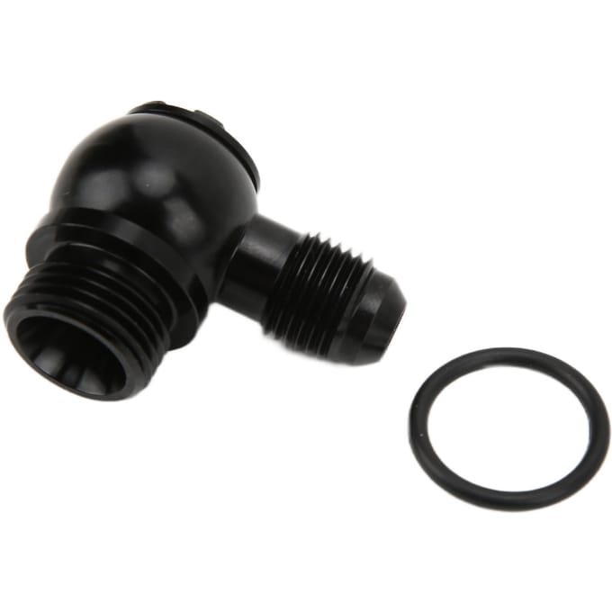AN?6 Banjo-adapter naar ORB?8 34in UNF Banjo Bout Assemblage Aluminium Fitting voor Auto black
