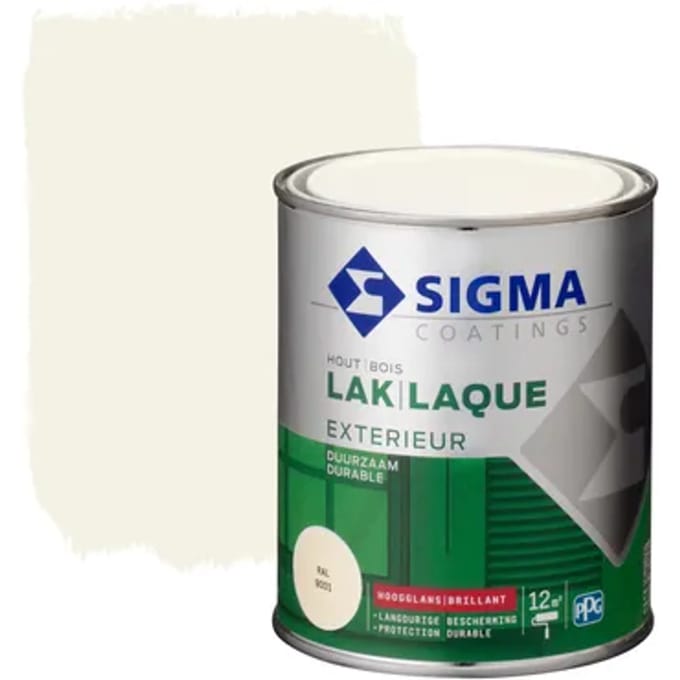 Sigma Exterieur Lak Ral9001 Hoogglans 750ml