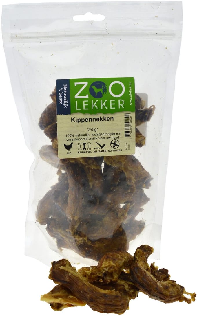 Zoolekker Kippennekken 250 gram