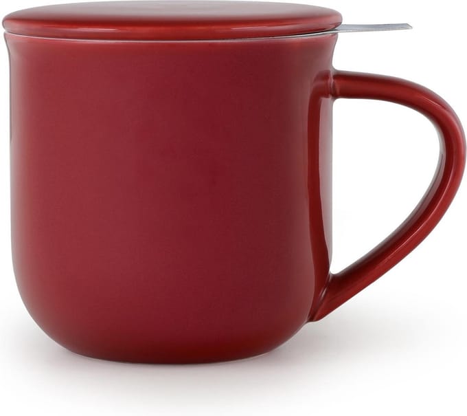 Viva Scandinavia Minima Balanced Medium Theekop met Filter - 350 ml - Rood