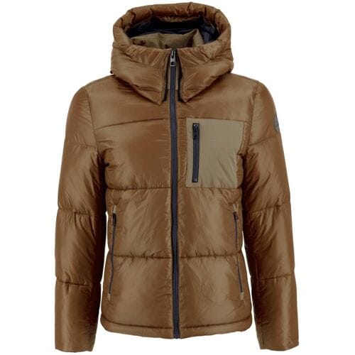 Fynch-Hatton Puffer Jacket Rib Stop Walnut Brown / male