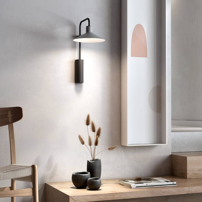 Bover Platet A02 wandlamp E14 schakelaar
