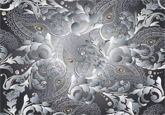 Fotobehangkoning - Behang - Vliesbehang - Fotobehang - Oriental Pattern - 150 x 105 cm