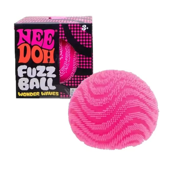 Fuzz Ball Sensorisch Knijpspeeltje NeeDoh Sensorisch Squishy Speeltje Wonder Waves Gestructureerde Stressverlichter Fidget Bal voor Volwassenen Kinderen