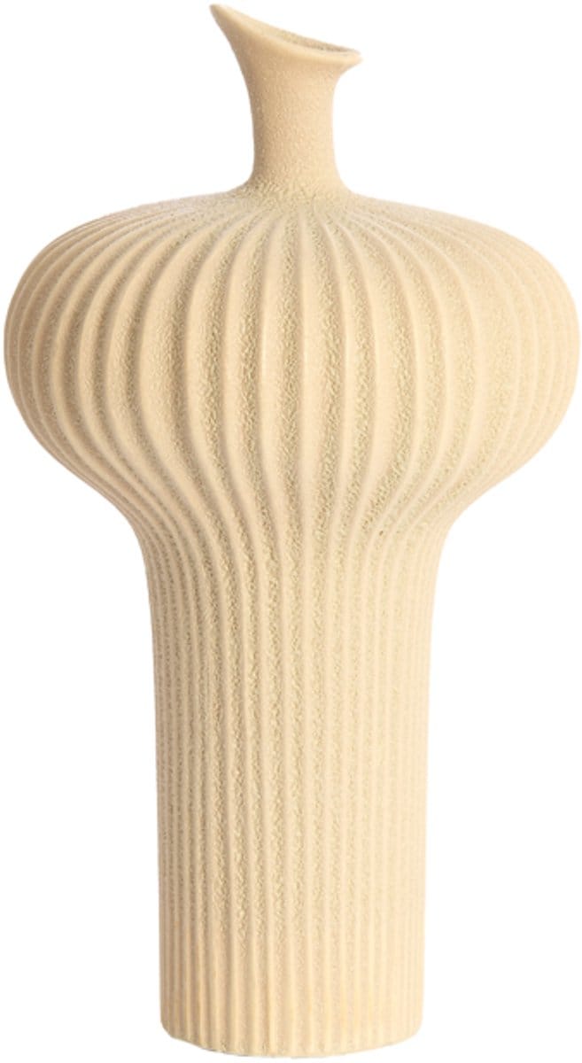 Light&living Vaas deco Ø23,5x42,5 cm NEVANO mat perzik