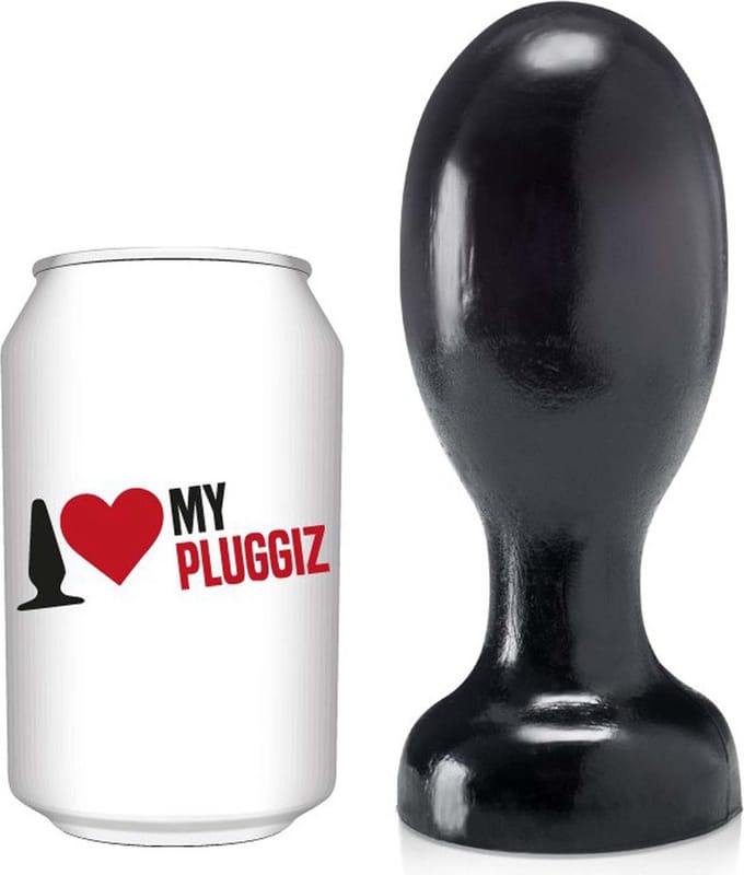 Gangbangster - Knop - Buttplug - 14 x 6,6 cm - PVC - Zwart