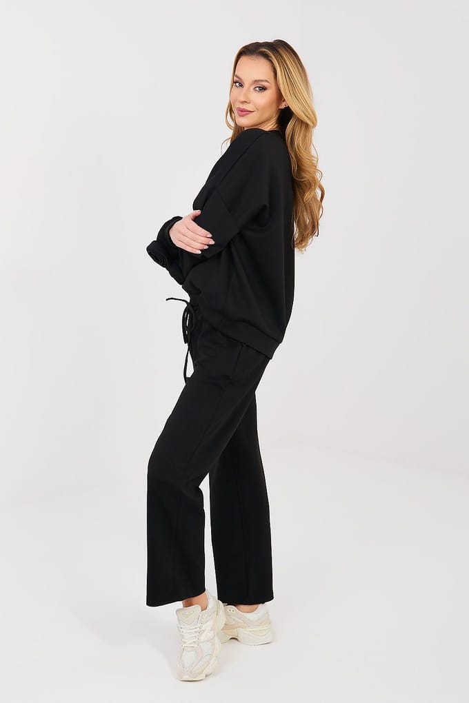 Serene Lounge Set - Zwart / One Size