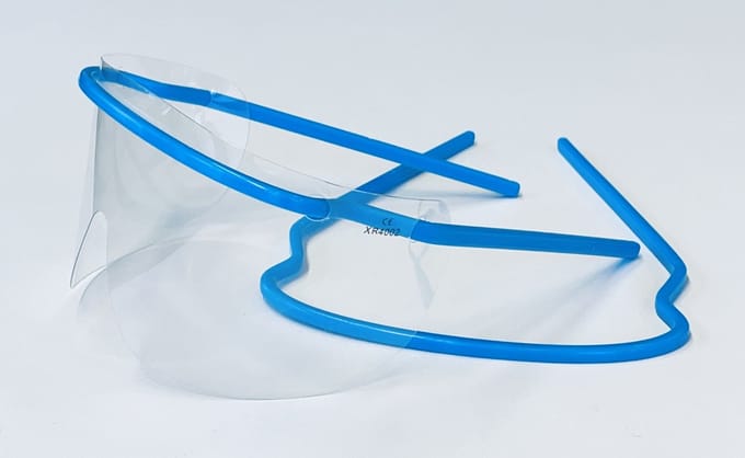 Spatbril / Veiligheidsbril / Beschermbril - 2 Stuks Licht Blauw - Past ook over correctiebril