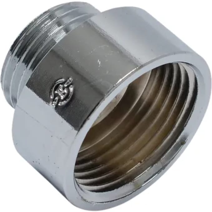 Sanivesk Draad Recht Verloop Chroom 3/8"m X 1/2"f
