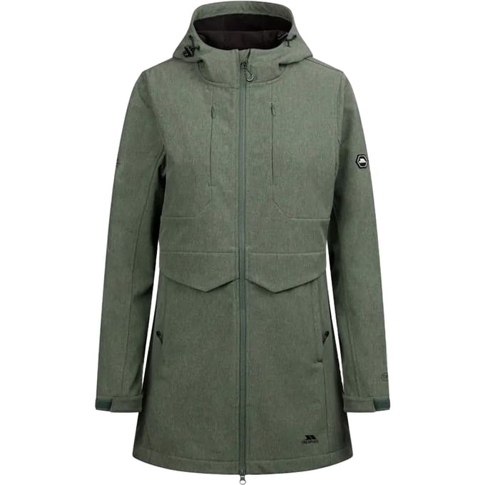 Trespass Dames/Dames Aylmer Zachte Shell Jas (Groene wilg)