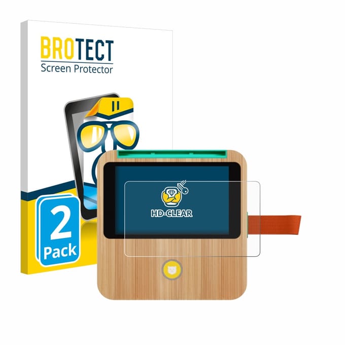 BROTECT - Screenprotector voor tigerbox Touch Plus - Folie Beschermfolie transparant 2 Stuks