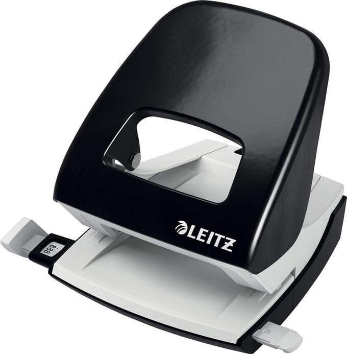 6x Leitz perforator Nexxt 5008 zwart