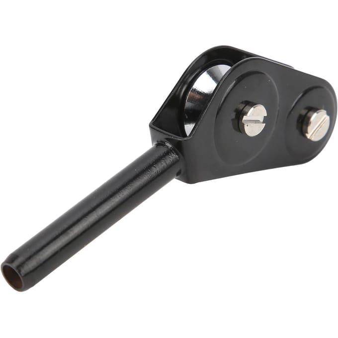 Dubbele Roller Hengel Geleider Top Katrol Ring Hengel Geleider Toppen Visboot Trolling Gereedschap 4.0mm black