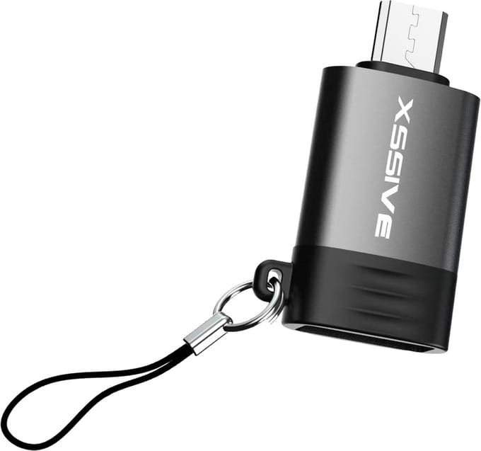 OTG Adapter - Micro USB naar USB - Converter - Bestanden overzetten van Harde Schijf / USB naar Micro-USB Telefoon