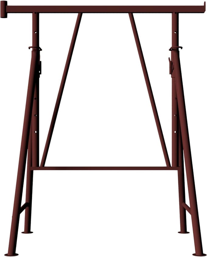 Vouwsteiger Compact - Werkplatform - Hoge klussen - In hoogte verstelbaar - 1.20m - 1.95m