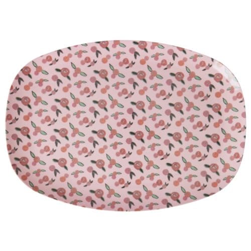 Rice melamine bord vierkant a rose is a rose