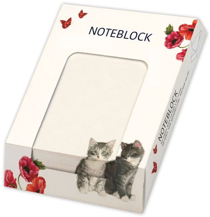 Memo blocnote: Franciens Kittens & Poppies, Francien van Westering