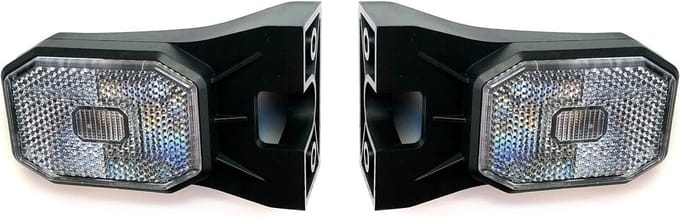 LED Breedtelamp - Contourlicht Reflector - Aanhanger Trailer - E9 Goedgekeurd - 100mm Breed - Wit