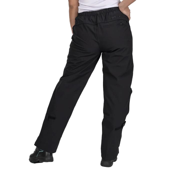 Island Green Dames/Dames Drop Hem Waterdichte Broek (Zwart)
