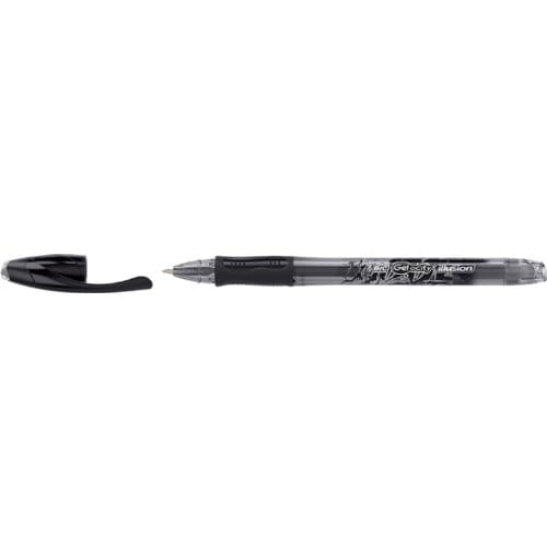 Gelschrijver Bic Gel-ocity illusion medium zwart