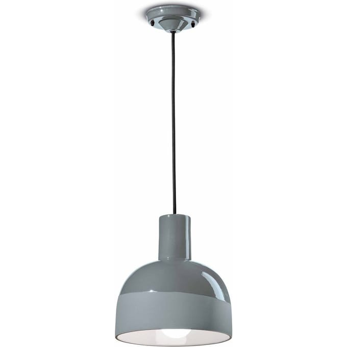 Ferroluce Caxixi hanglamp van keramiek, grijs