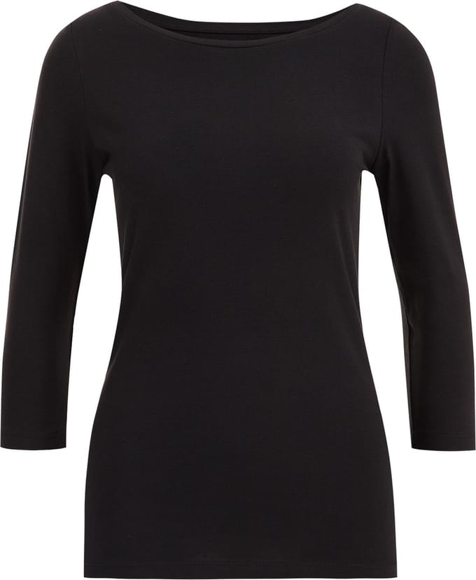 WE Fashion Dames T-shirt met driekwart mouwen