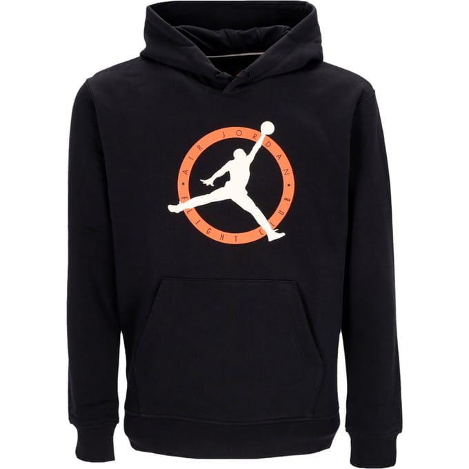 Flight MVP grafische fleece hoodie zwart