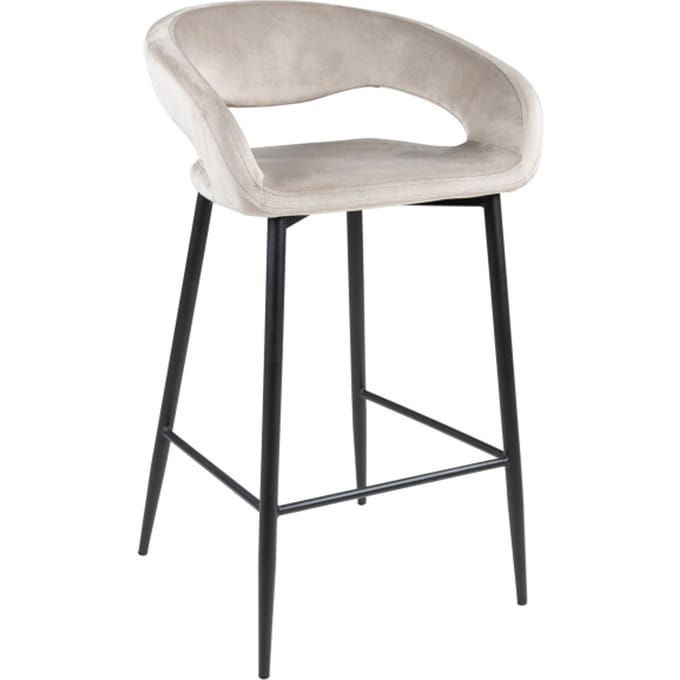 Kick barkruk Lenn - Velvet Champagne
