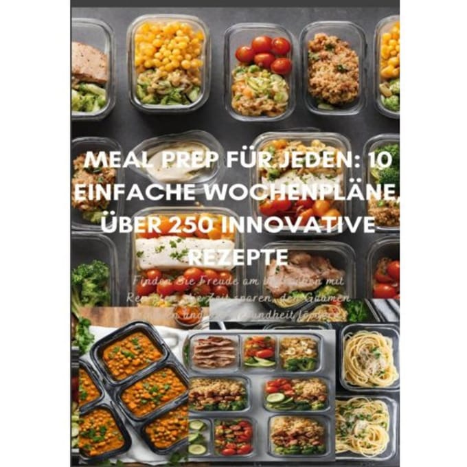 Meal Prep Für Jeden: 10 Einfache Wochenpläne, - Erika Walter