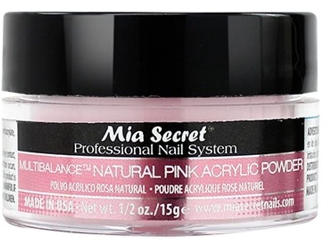 Acryl Poeder Natuurlijk Roze 15ml.