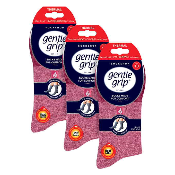 3-Pack Dames Thermosokken Warme Winter Crew Sokken met Geborstelde Binnenkant