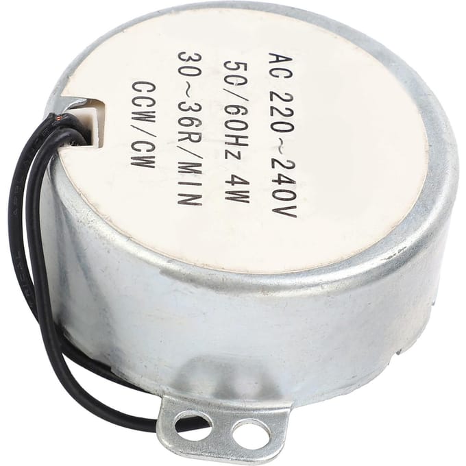 Synchrone motor met lage snelheid Legering Koper CW CCW Lage snelheid 30 36r min 49KTYZ AC 220V