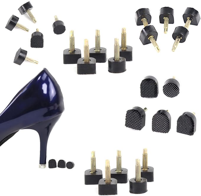 Antislip-haktips voor schoenen met hoge hakken
