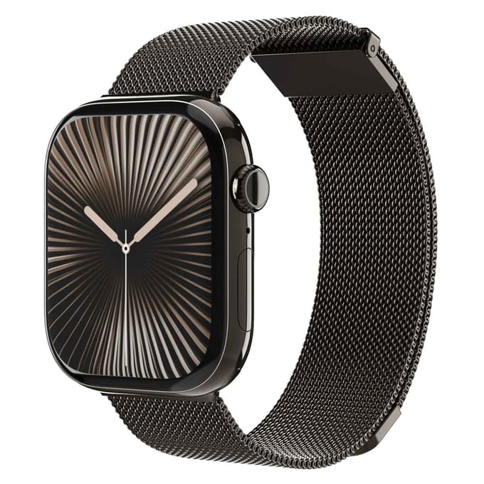 Vonmählen Milanese Loop 2 bandje voor de Apple Watch | 38/40/41/42 mm - Granite Gray