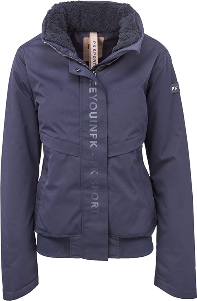 PK International - Winterjas - Dames - Bomber - Waterdicht - Winddicht - Capuchon - Zoom - Donkerblauw - M/38