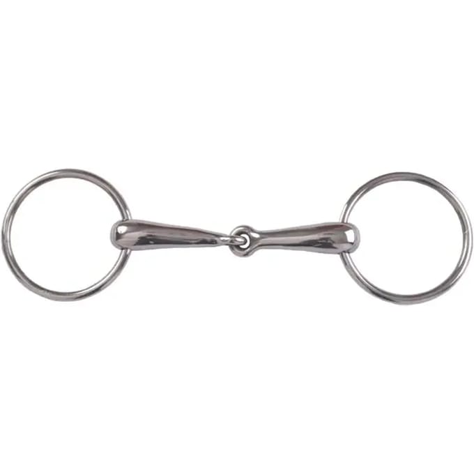 2-rings bit voor paarden met standaard vaten T de T
