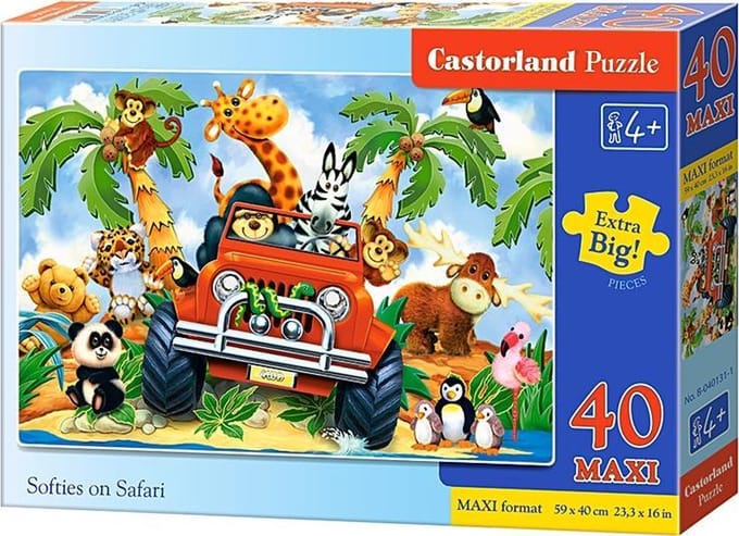 Softies on Safari - 40 stukjes MAXI