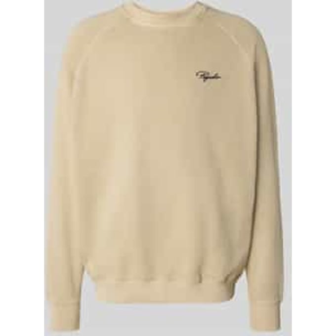 Sweatshirt met labelstitching