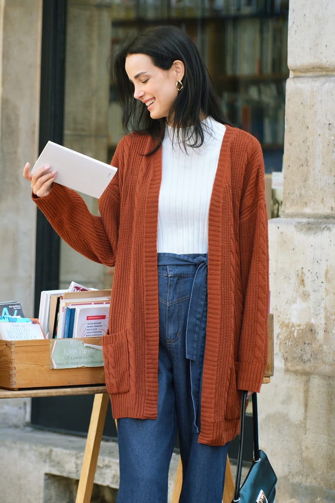 Comfort Layer Oranje Cardigan