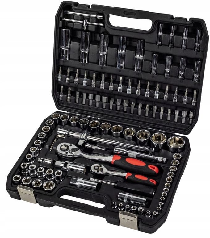 Grosley Gereedschapset 1/4" & 1/2" - 108 Delig