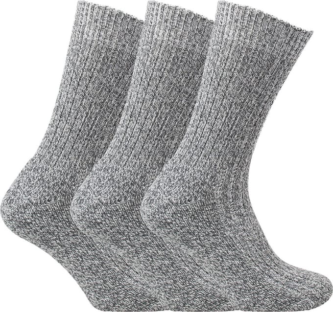 Work Noorse sokken | heren sokken | grijs | 3 paar | 39-42