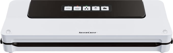 Silvercrest Vacumeermachine Wit - Vacuum water- en luchtdicht te verpakken - 125 W - 3m Folierol