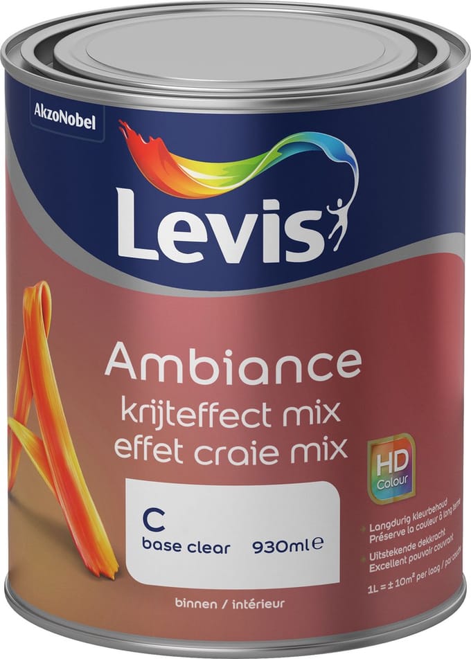 Levis Ambiance Mur Poedermat Mix - Shady Brown B50 - 1 L